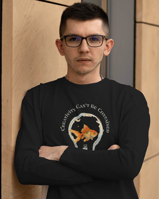 Creativity Can't be Contained- Men Full Sleeve T-shirt