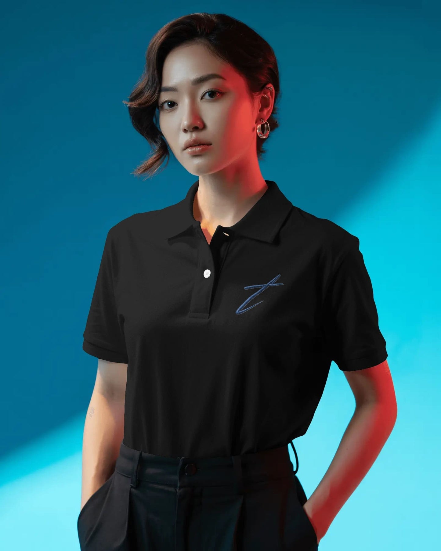 Teevoque Logo- Women Polo T-Shirt