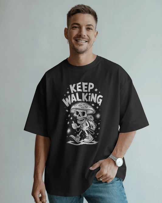 Keep Walking- Men Oversize T-shirt