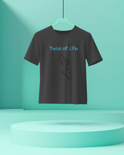 Twist of Life- Women Half Sleeve Round Neck T-shirt