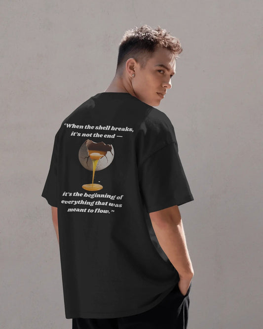 Moon Shell Breaks- Men Oversize T-shirt