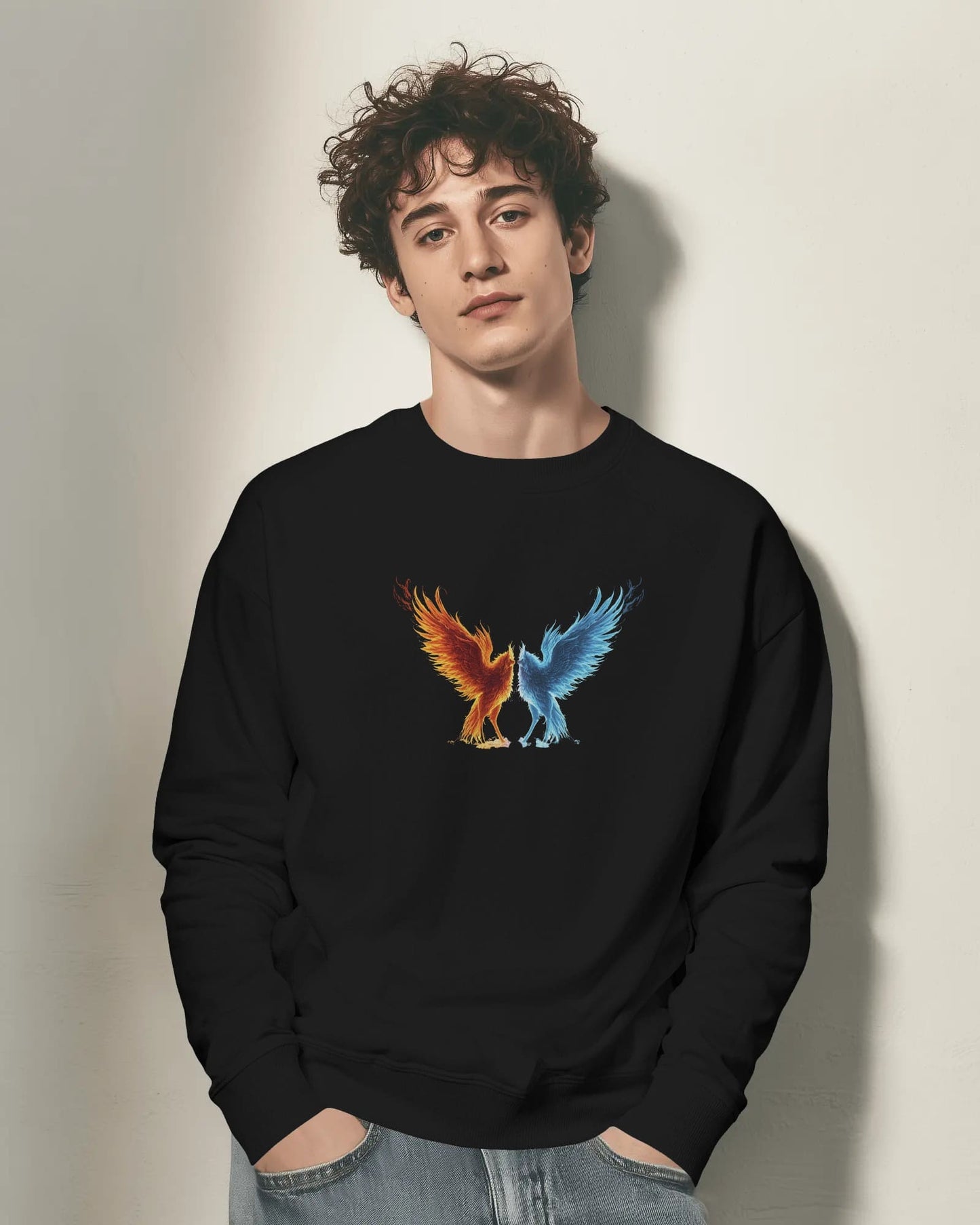 Fire & Ice-Men Sweatshirt