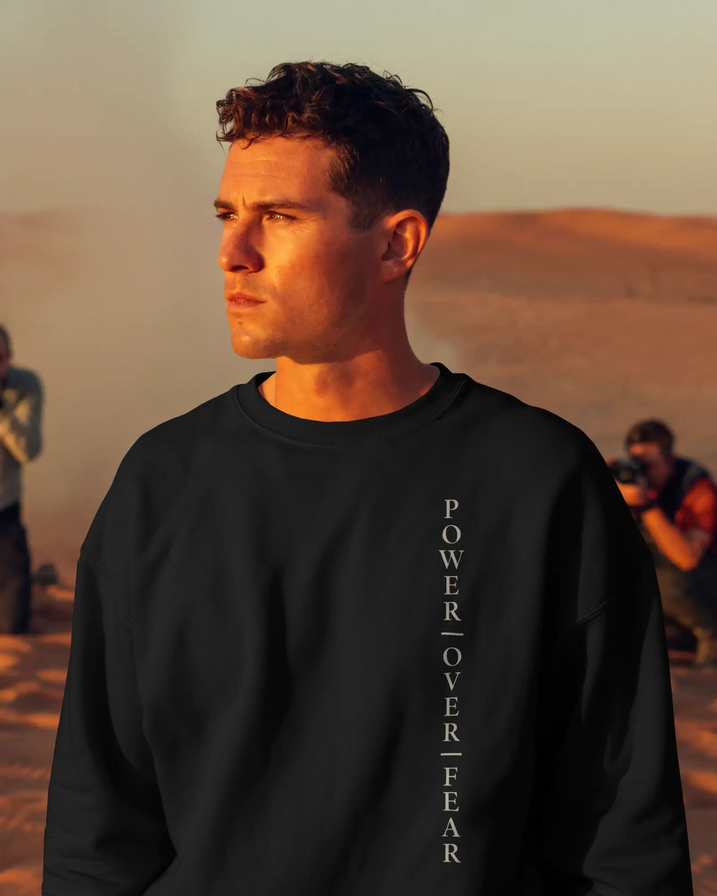 Power Over Fear-Men Sweatshirt