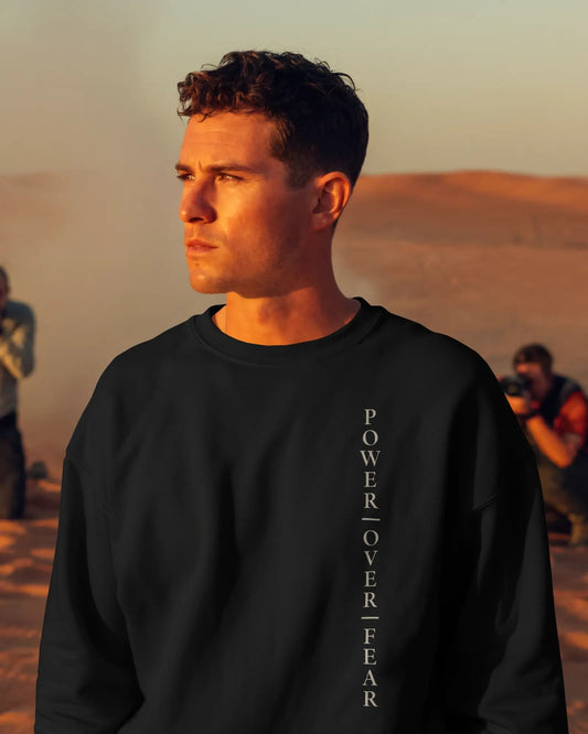 Power Over Fear-Men Sweatshirt