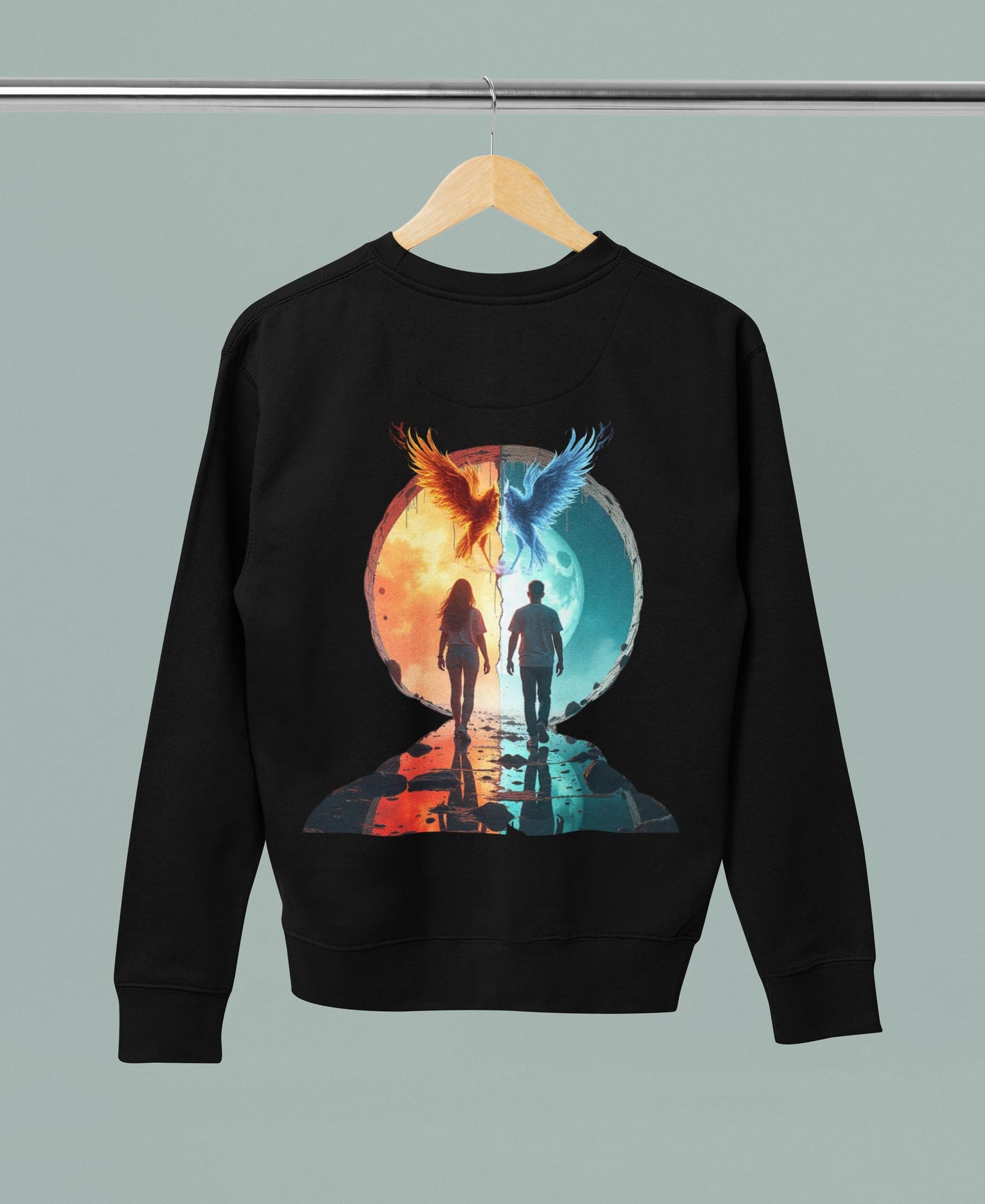 Fire & Ice-Men Sweatshirt