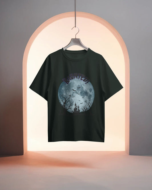 Haunted view- Men Oversize T-shirt