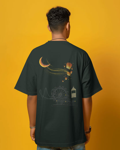 Lantern Dreams- Men Oversize T-shirt
