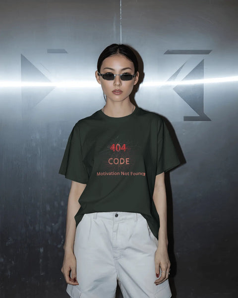 Error 404 Code- Women Oversize T-shirt