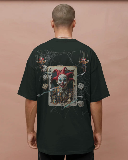 Clown- Play the Heart- Men Oversize T-shirt