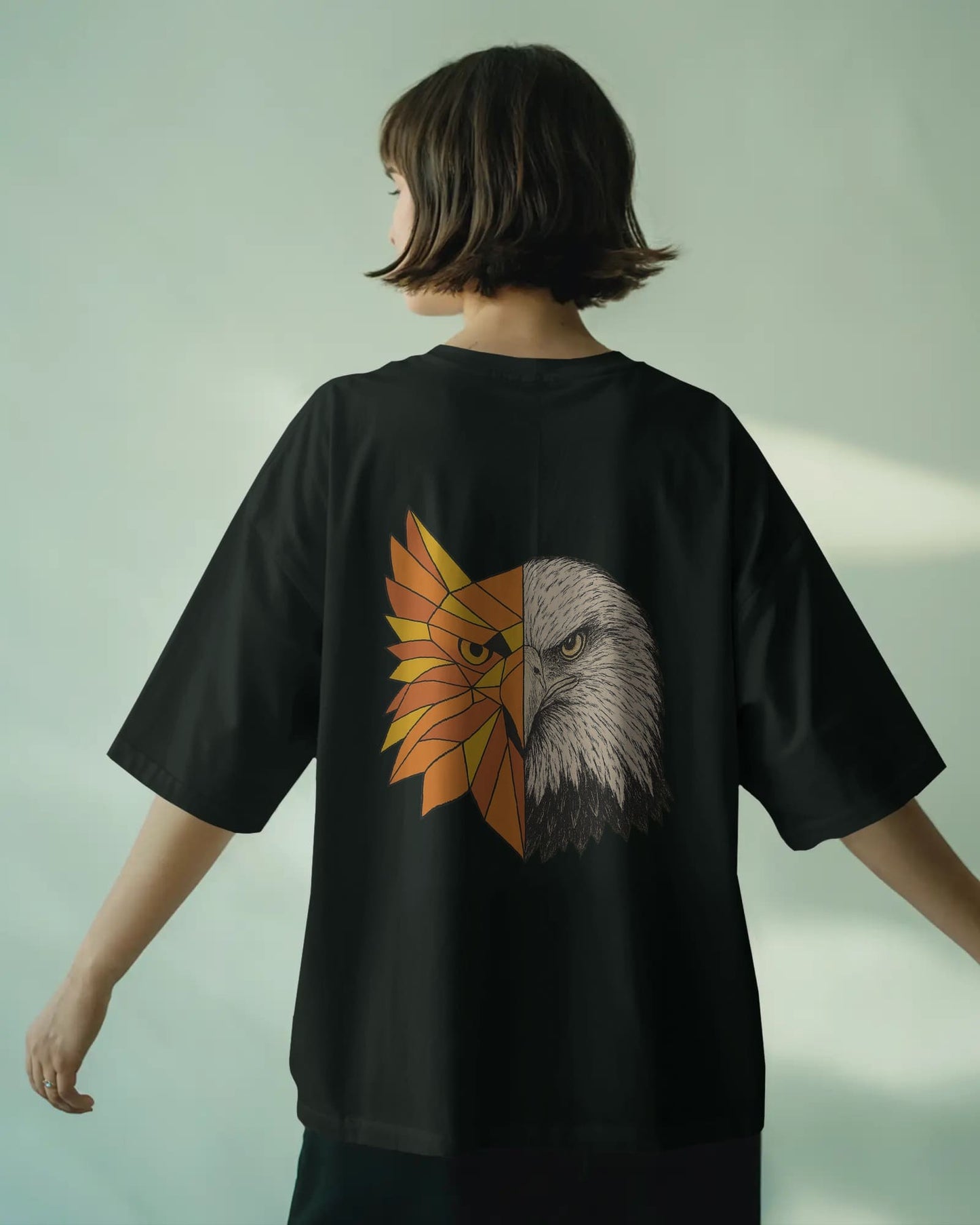 Strength in Duality-Women Oversize T-shirt