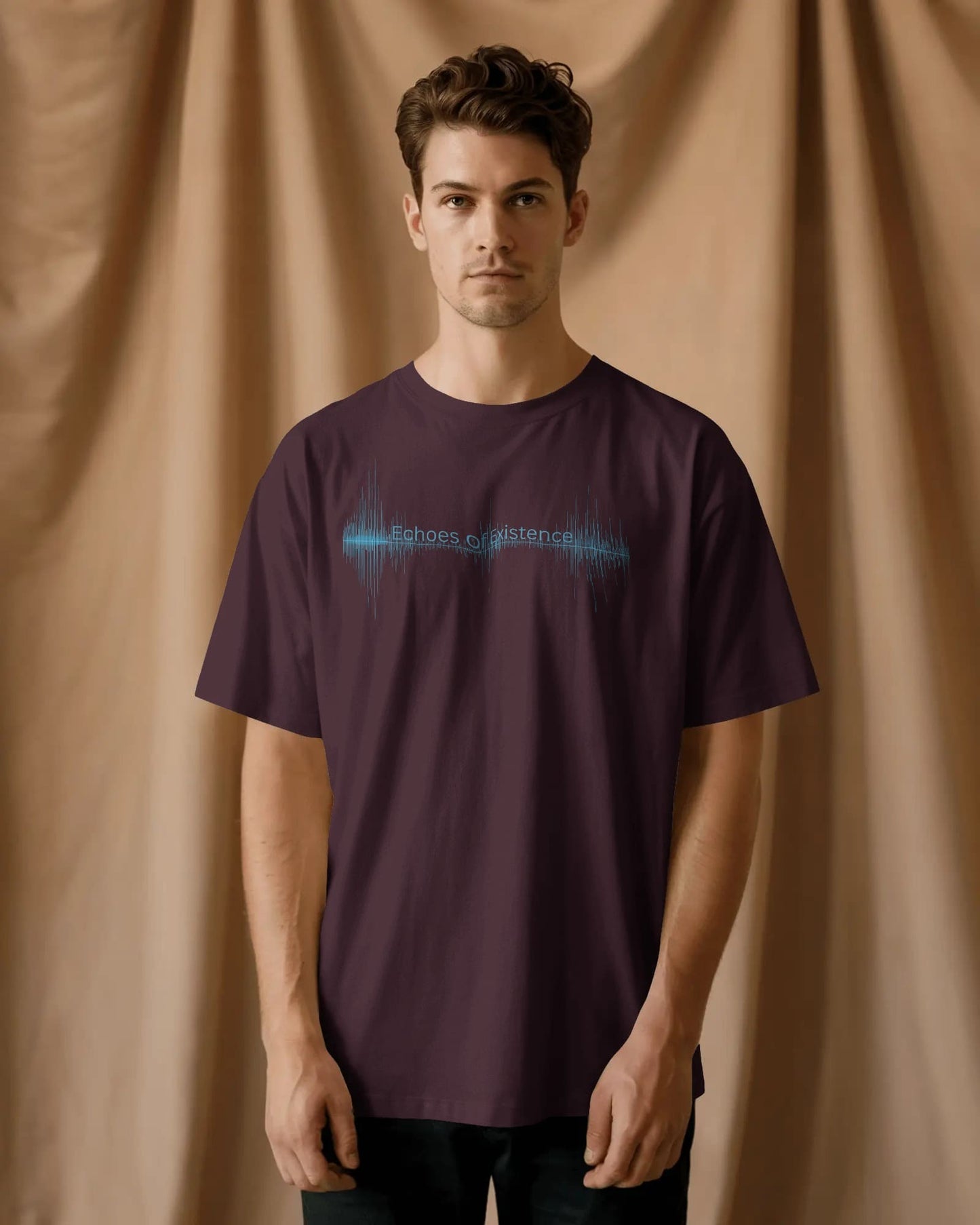 Echoes of Existence- Men Oversize T-shirt