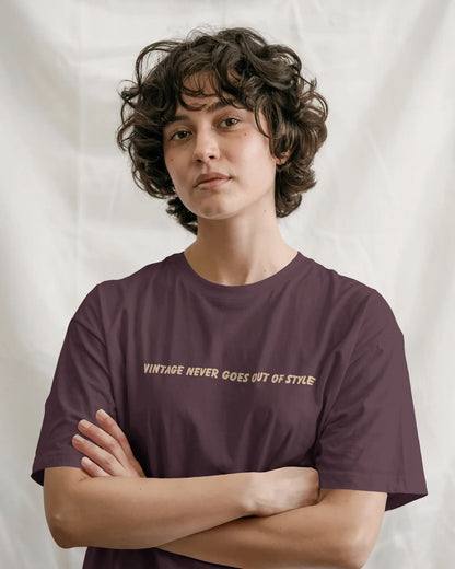 Vintage- Women Oversize T-Shirt