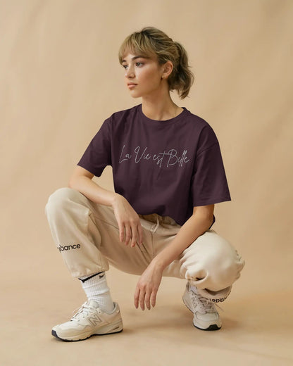 Life is beautiful- Women Oversize T-shirt