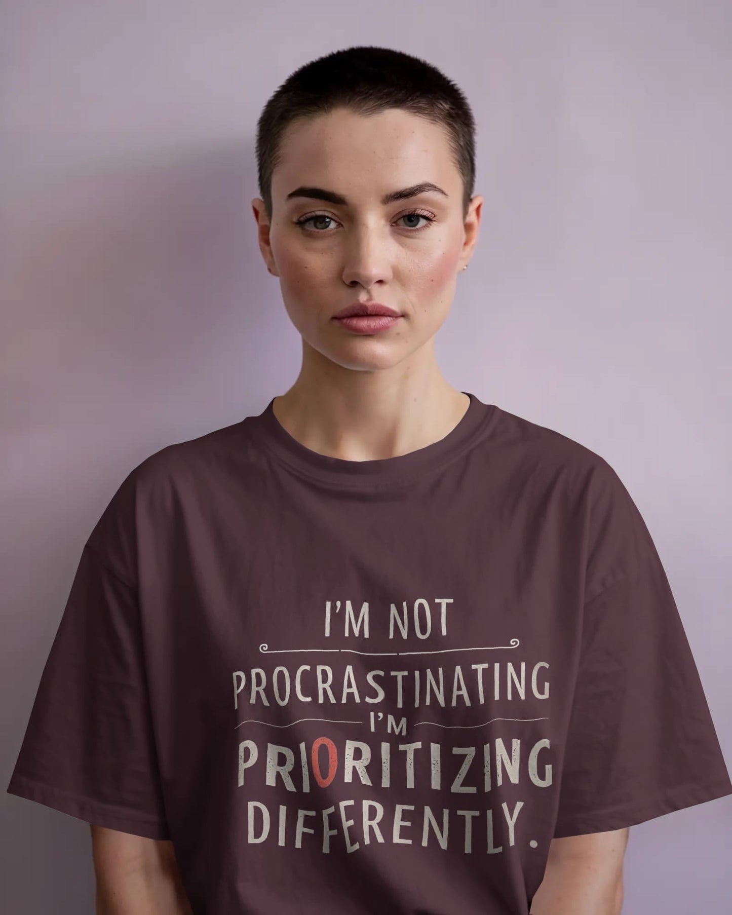 I'm not Procrastinating- Women Oversize T-shirt