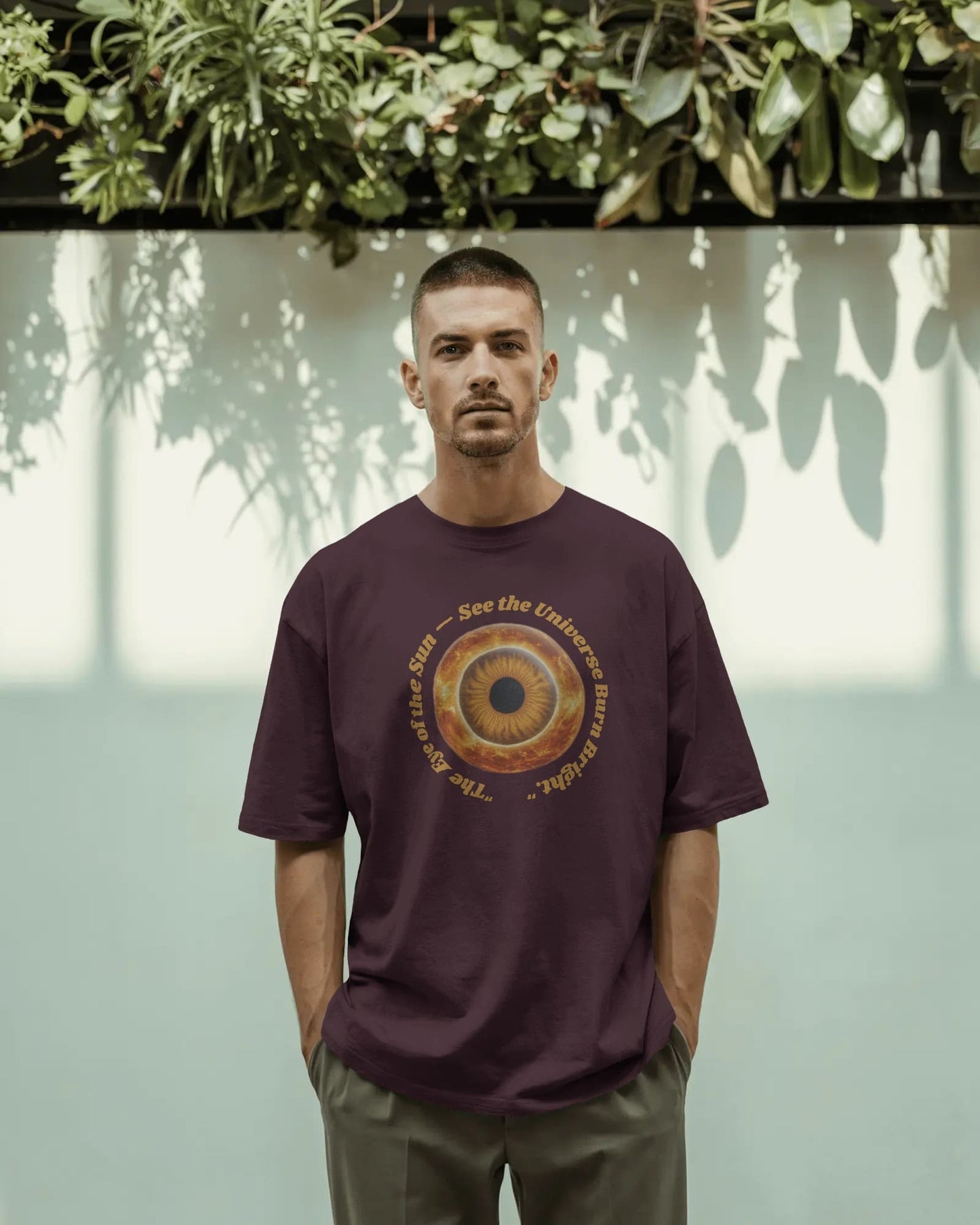 The Eye of the Sun- Men Oversize T-shirt