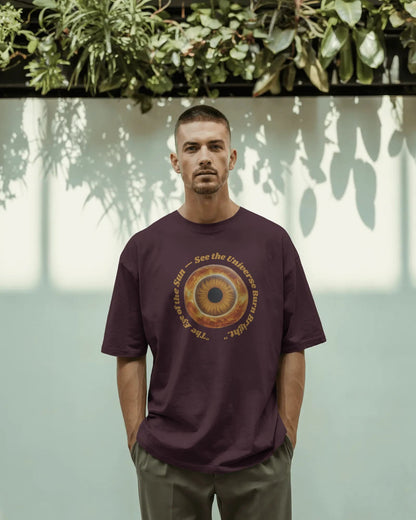 The Eye of the Sun- Men Oversize T-shirt