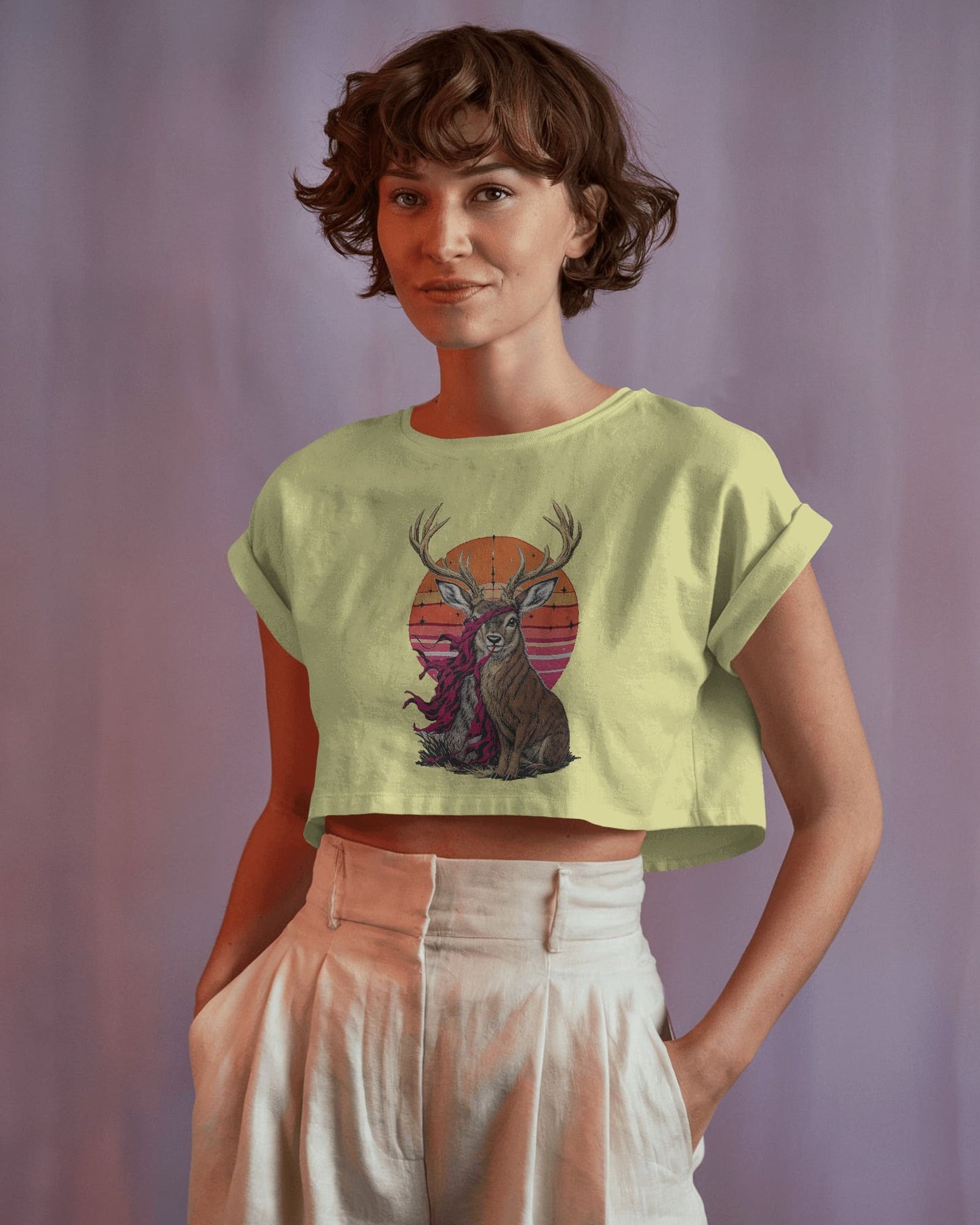 Deer- Crop Top