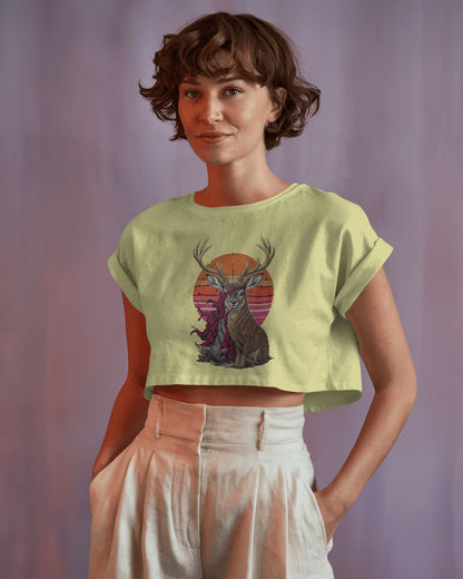 Deer- Crop Top