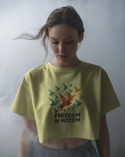 Freedom in  Motion- Crop Top