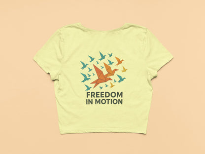 Freedom in  Motion- Crop Top