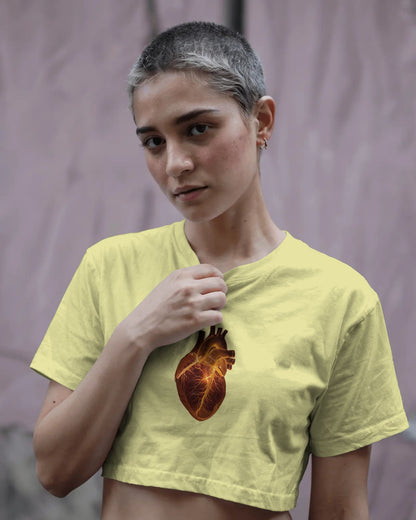 Glass Heart- Crop Top