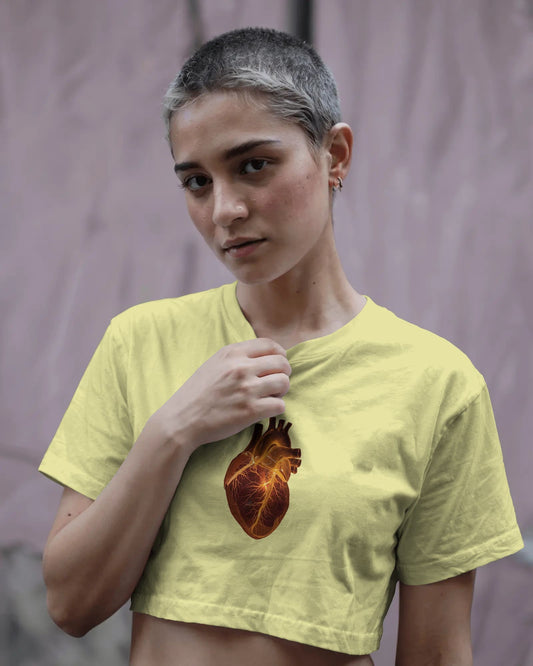 Glass Heart- Crop Top