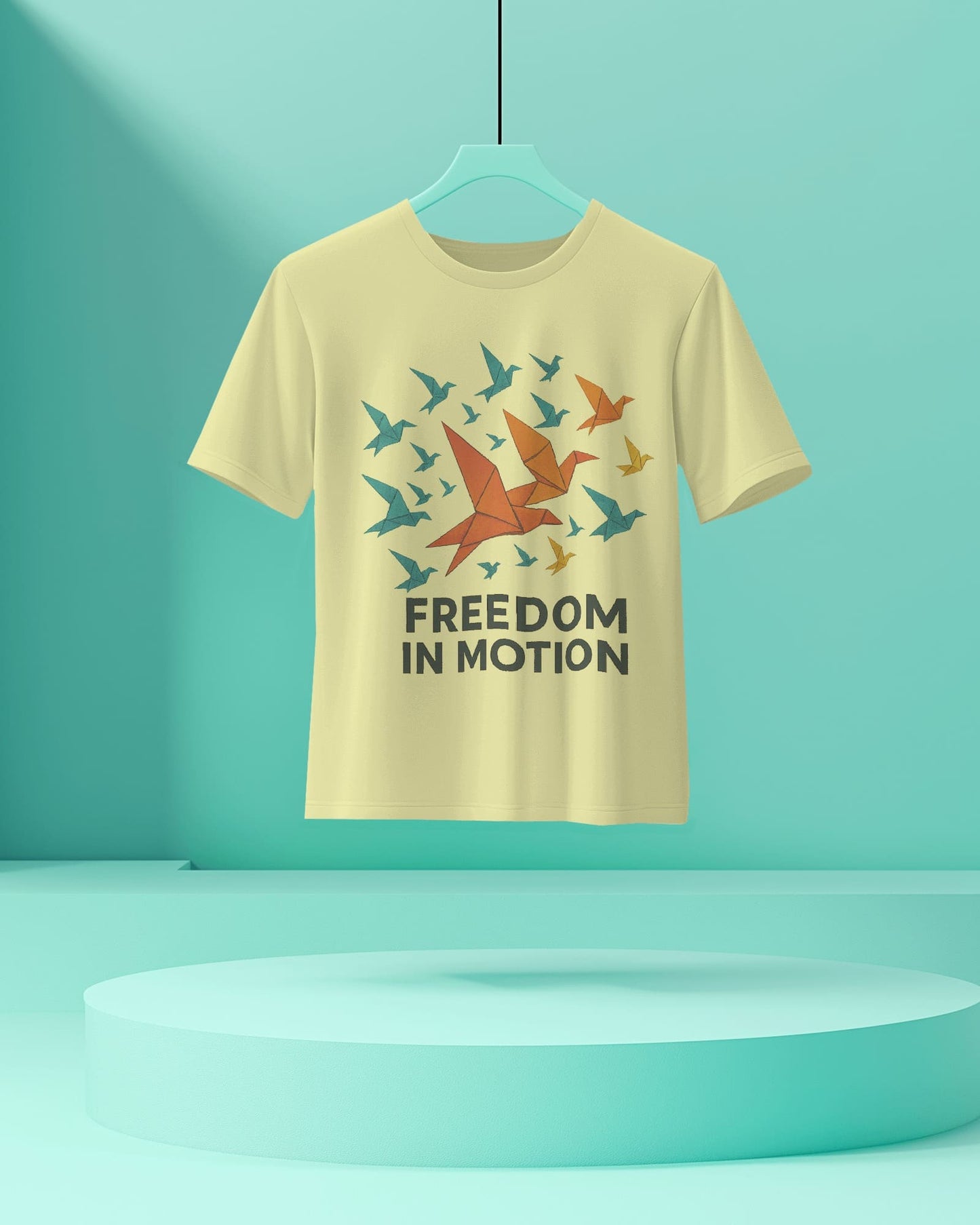 Freedom In Motion- Women Half Sleeve Round Neck T-shirt