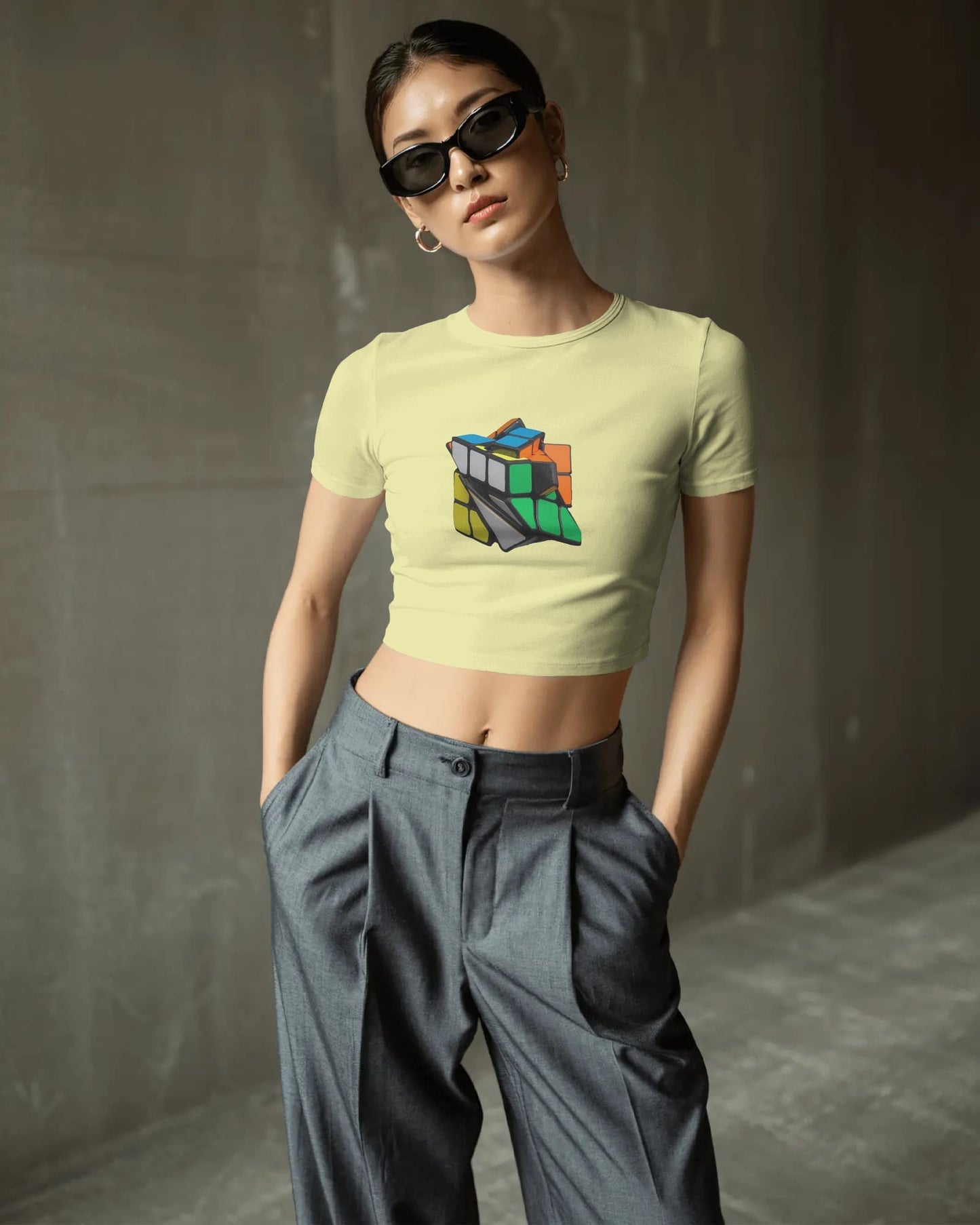 Cube- Crop Top