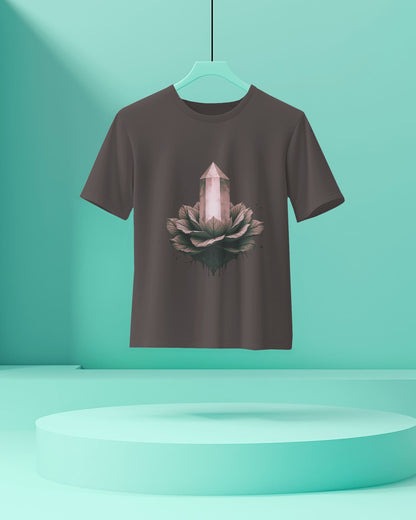 Crystal- Women Half Sleeve Round Neck T-shirt