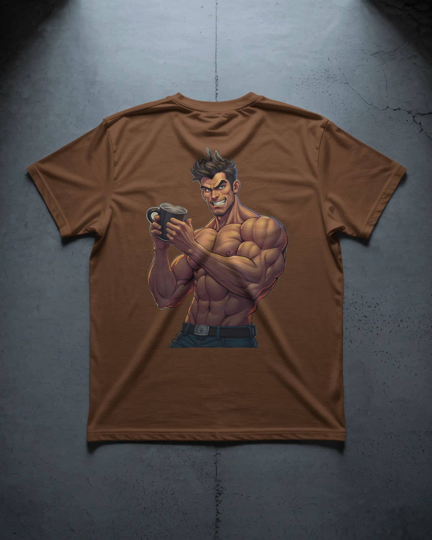 Muscle Man Brewing- Men Half Sleeve Round Neck T-shirt