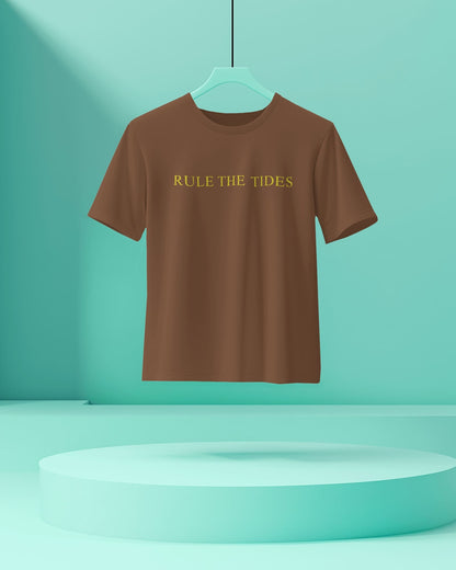 Rule The Tide - Men Half Sleeve Round Neck T-shirt