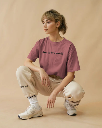Key to my world- Women Oversize T-shirt