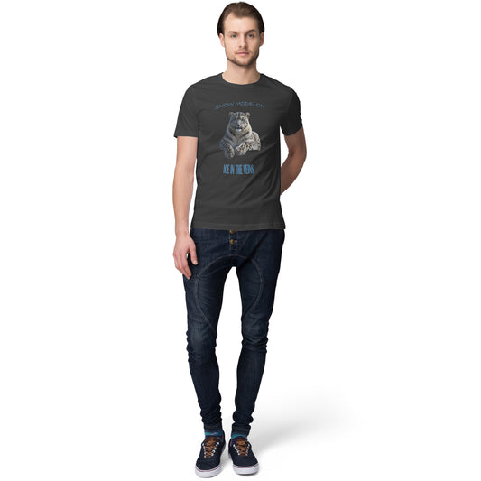 Snow Leopard - Men Half Sleeve Round Neck T-shirt