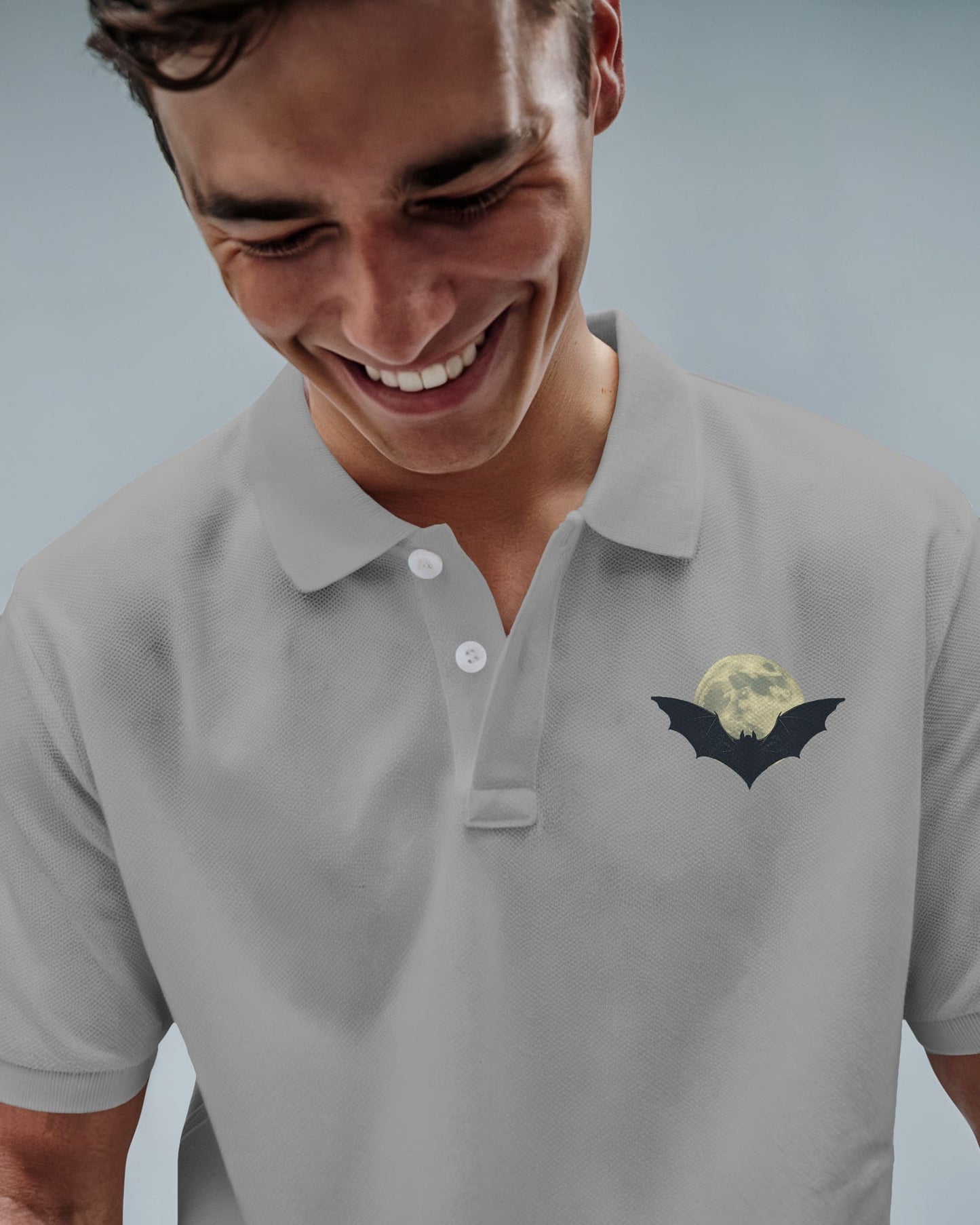 Moon view - Men Polo T- shirt