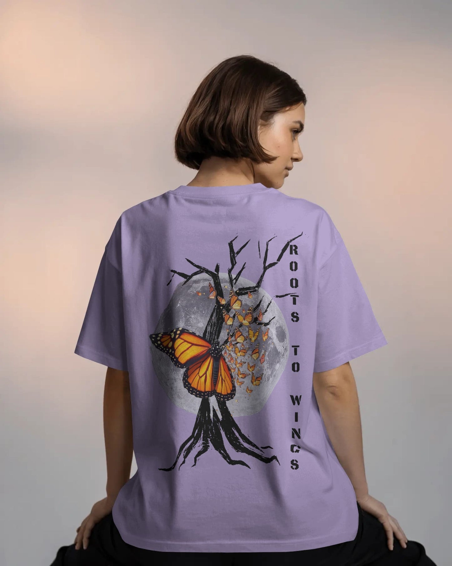 Roots to Wings- Women Oversize T-shirt