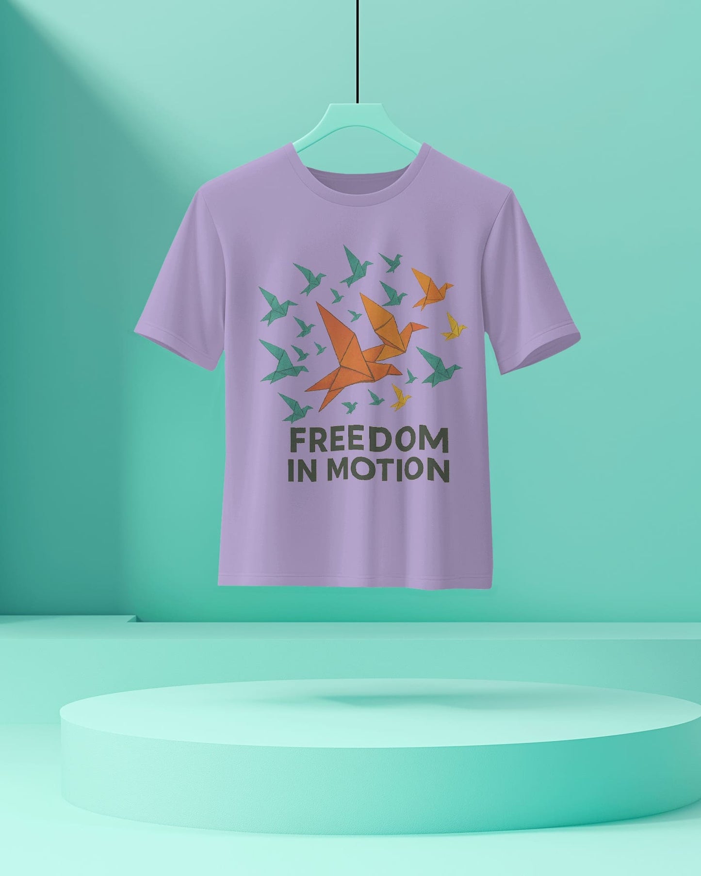 Freedom In Motion- Women Half Sleeve Round Neck T-shirt