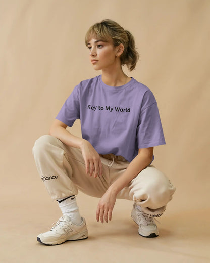 Key to my world- Women Oversize T-shirt