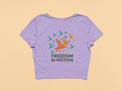 Freedom in  Motion- Crop Top