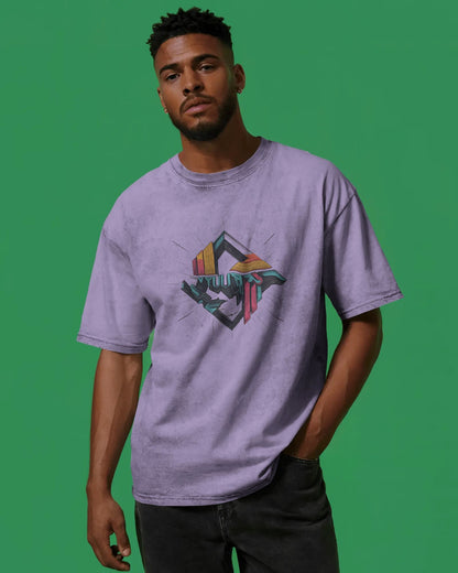 Illuded Art  Work- Men Oversize T-shirt