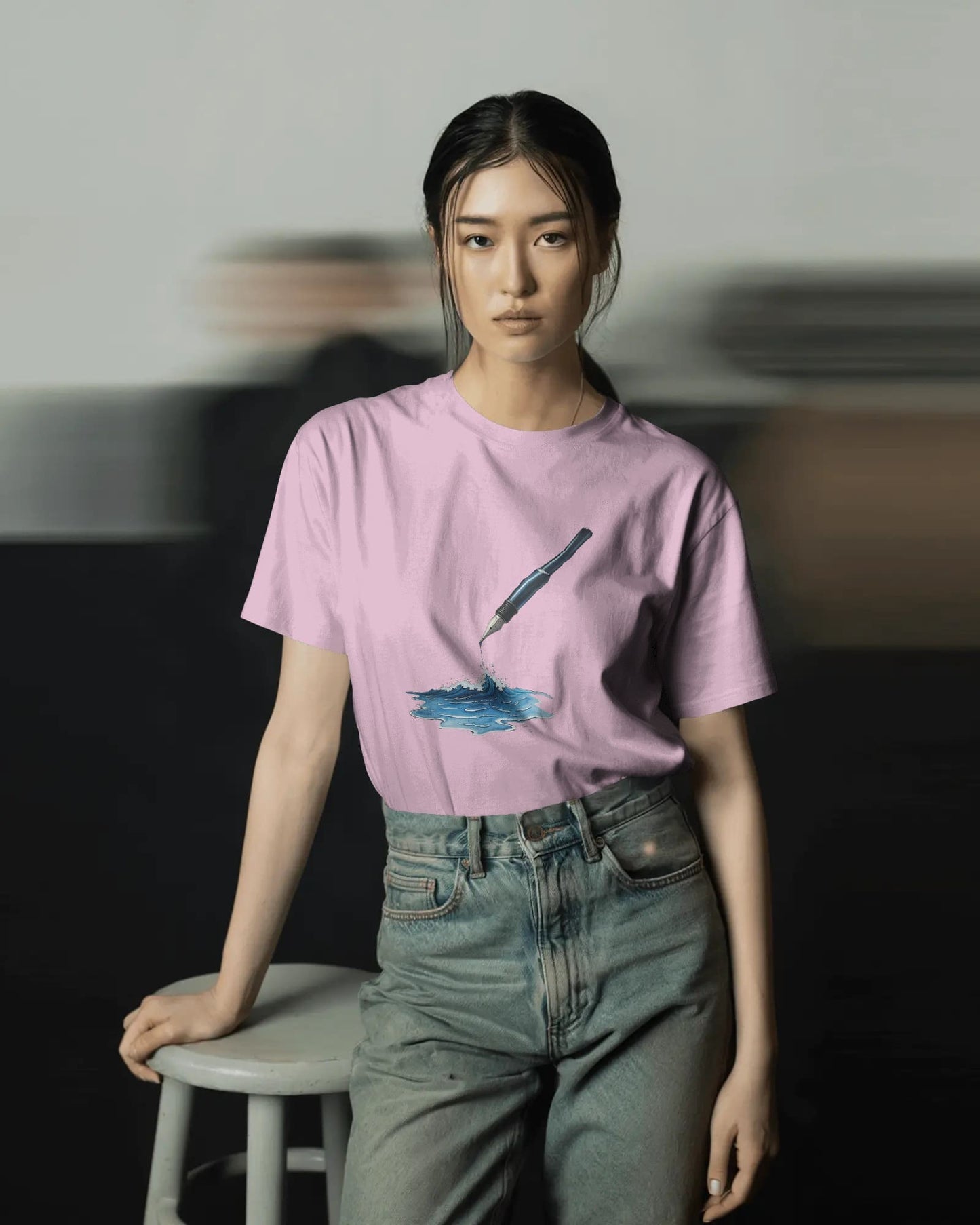 Ocean Drop - Women Half Sleeve Round Neck T-shirt