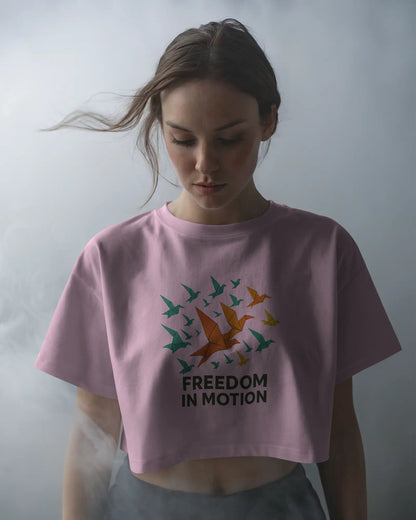 Freedom in  Motion- Crop Top