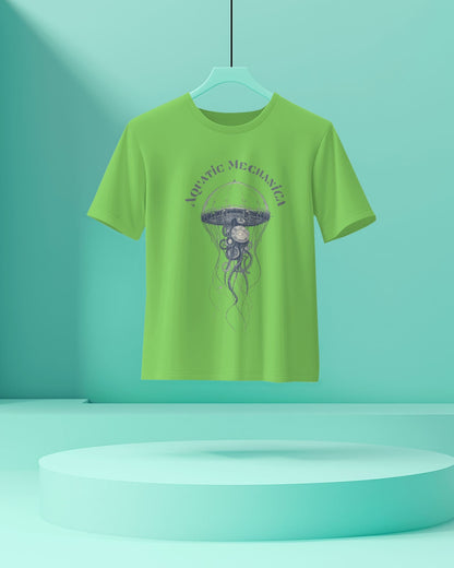 Aquatic Mechanics- Women Half Sleeve Round Neck T-shirt