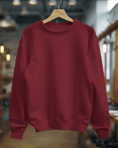 Plain Sweatshirts- Women