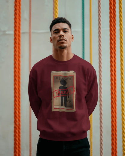 Fragile- Men Sweatshirt