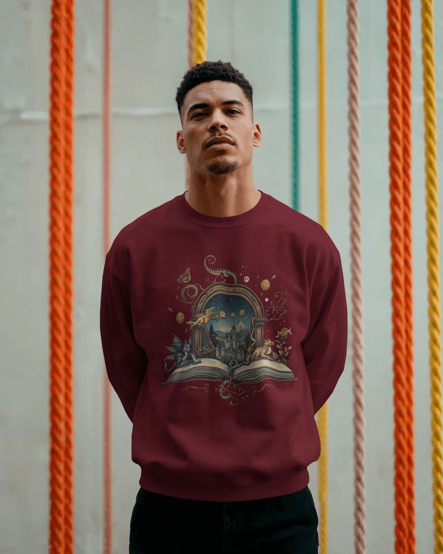Magical Book-Men Sweatshirt