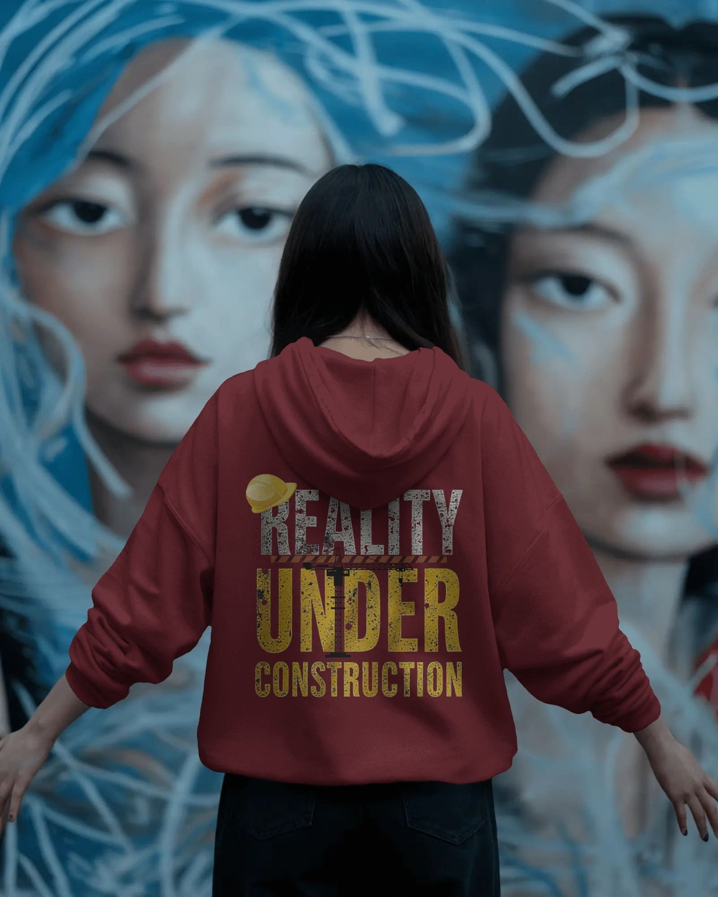 Reality Under Construction- Women Hoodie