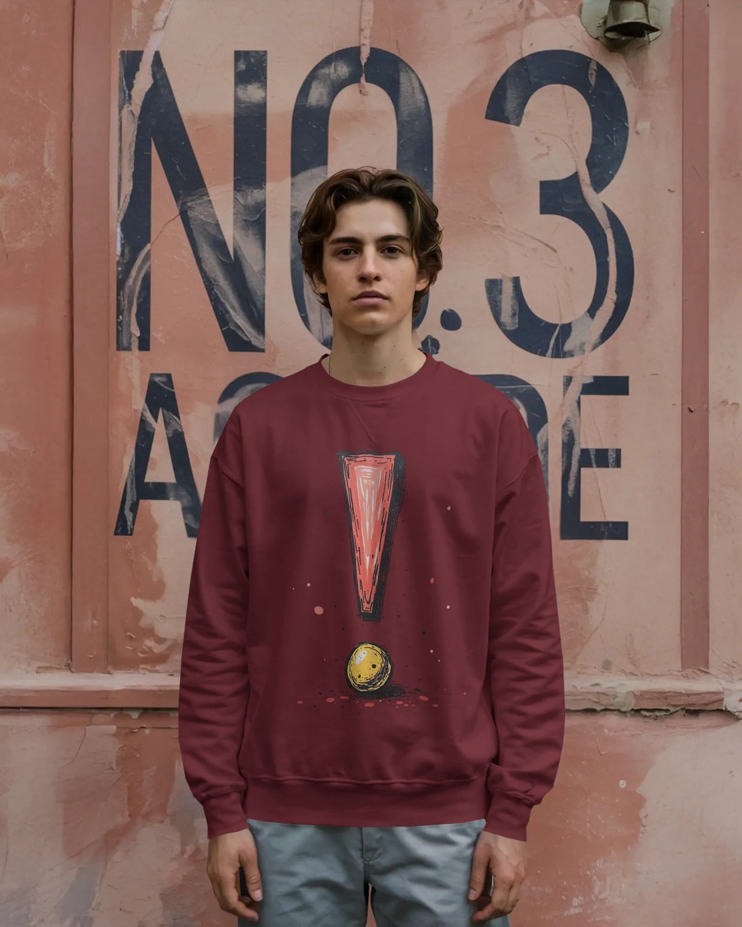 Exclamatory Mark- Men Sweatshirt