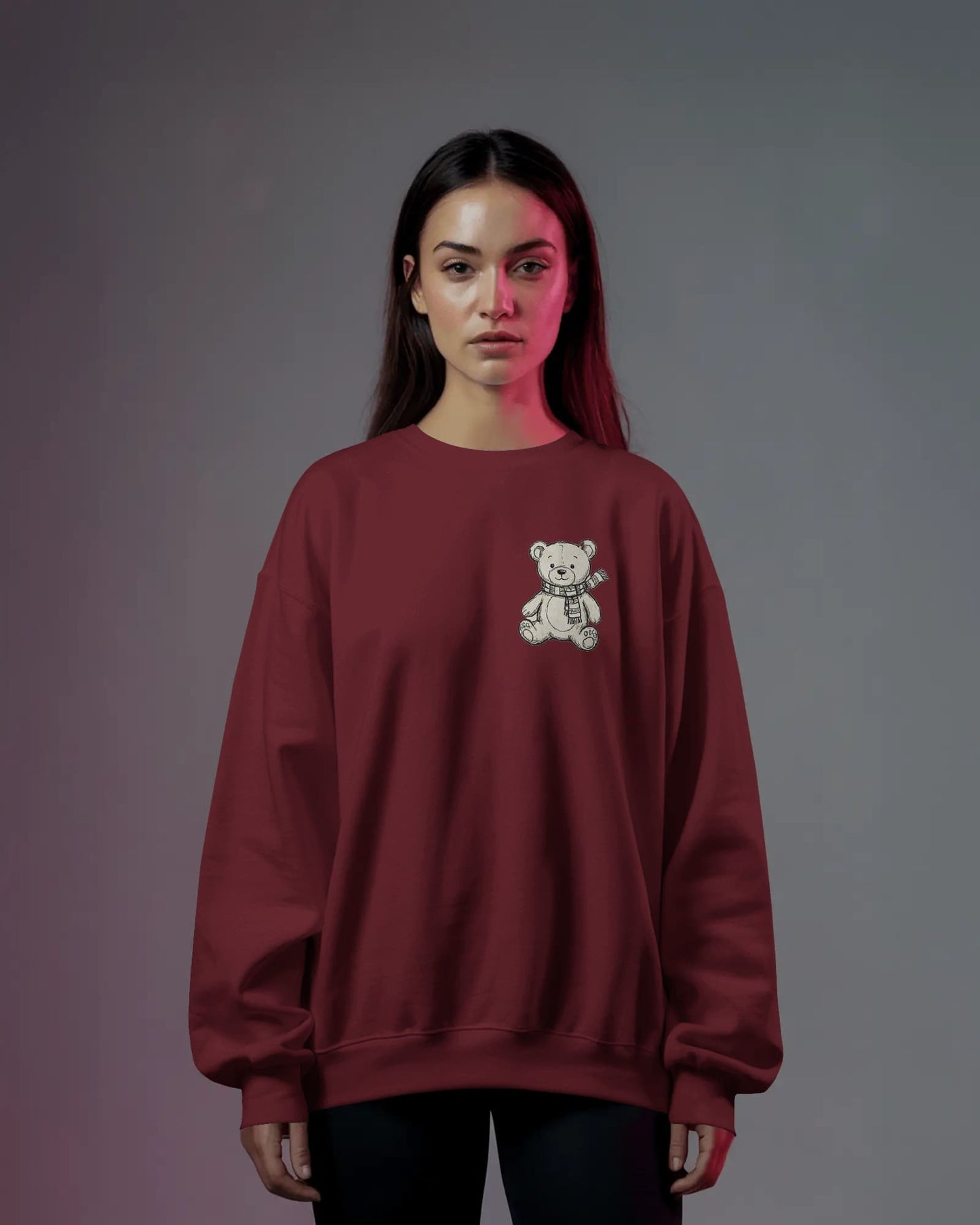 Teddy Bear Winter- Women Sweatshirt