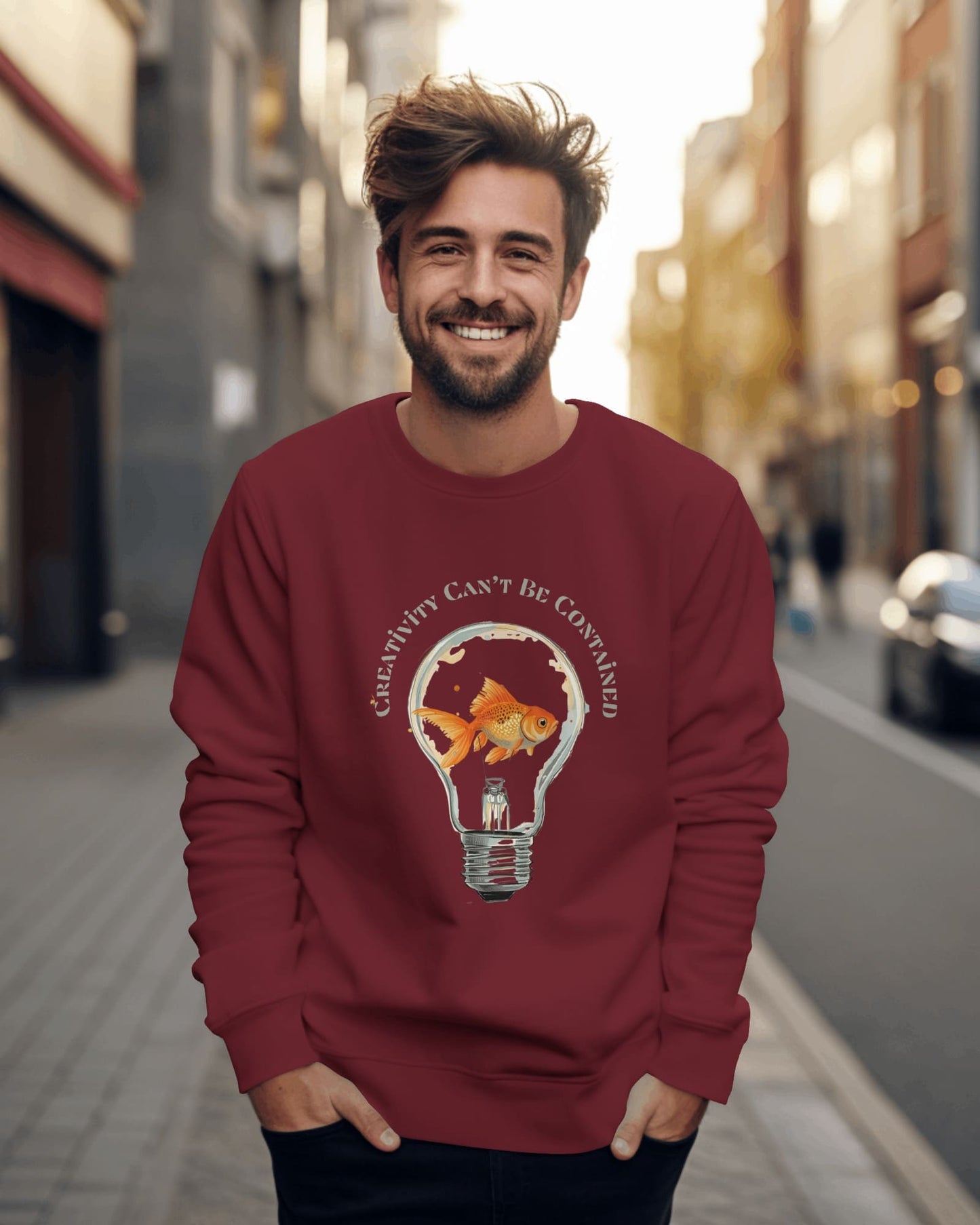 Creativity Can't be Contained- Men Sweatshirt