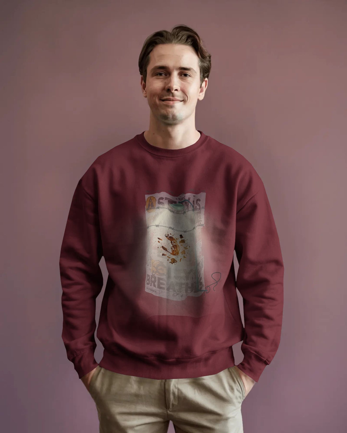 Street Lamp- Men Sweatshirt